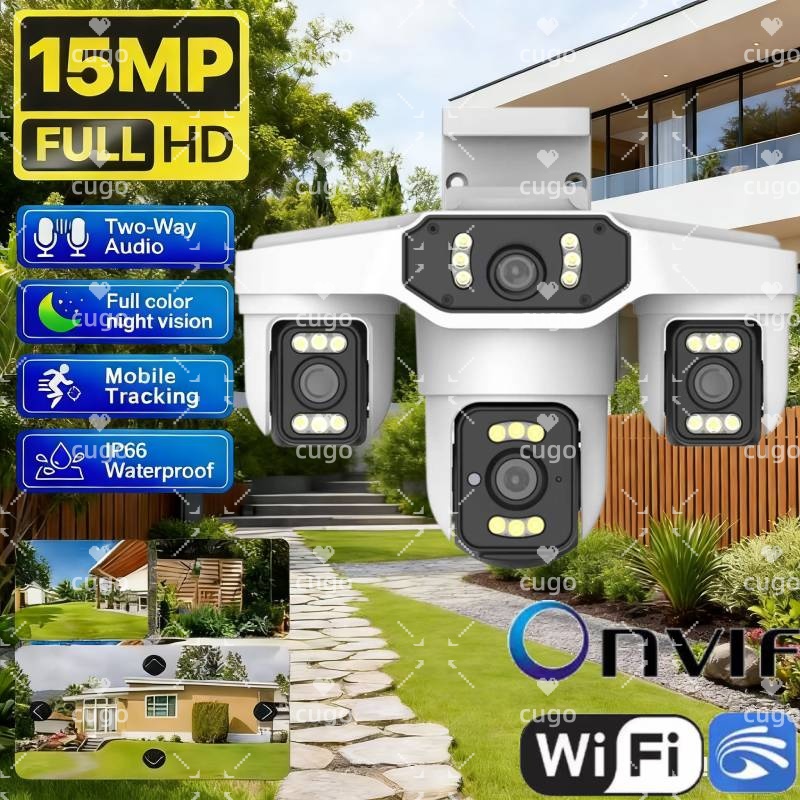 Pan Tilt Bracket - 15MP 8K Wifi IP Camera Three