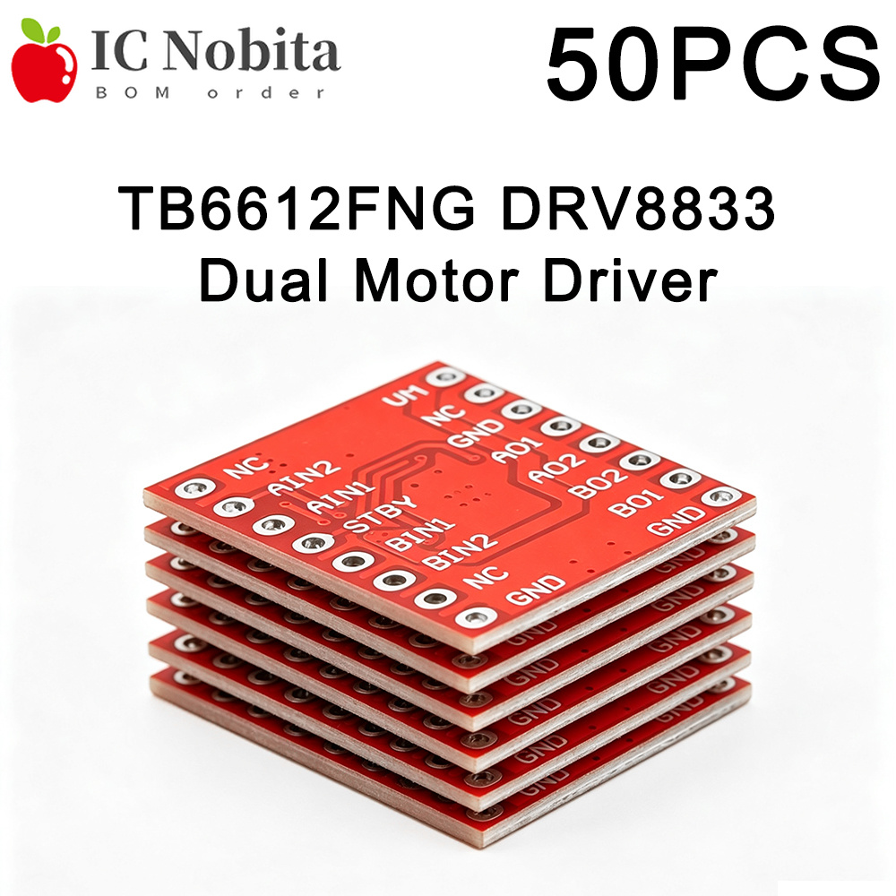 Motor Driver L298N - 50PCS TB6612FNG DRV8833 Dual Motor Driver