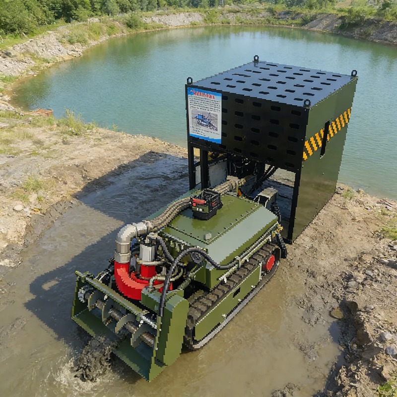 Compact Underwater Dredging Ro - đánh giá và giá Tracked Robot Chassis