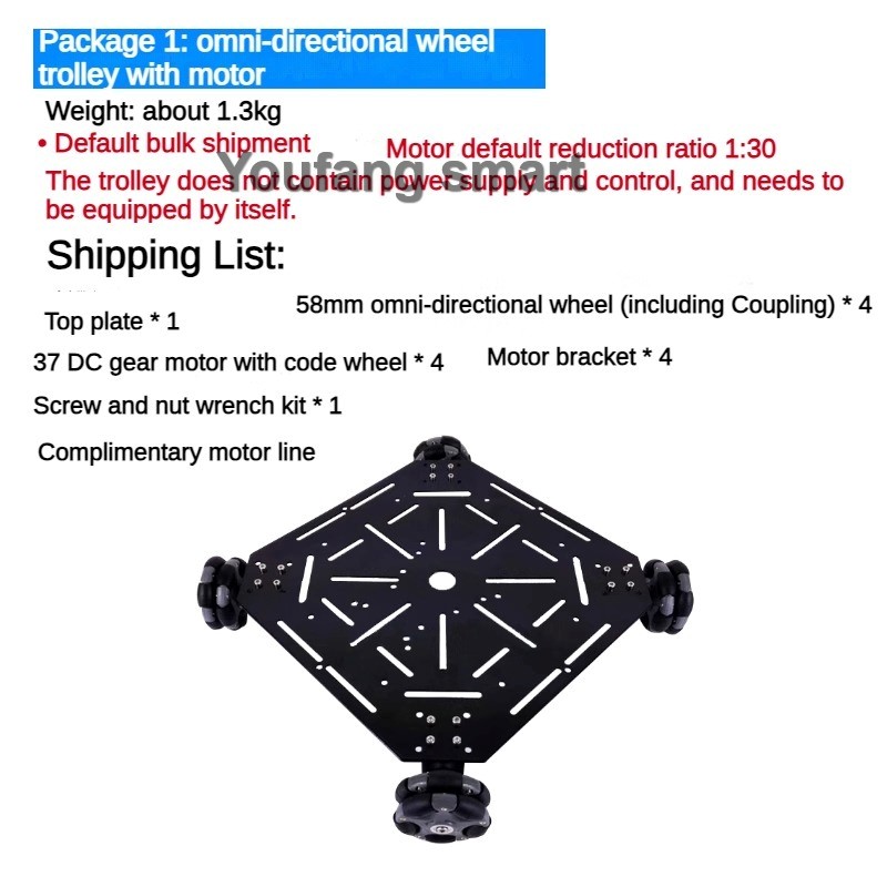 5kg Load ROS 4WD Omni Wheel Ro - đánh giá và giá Omni Wheel