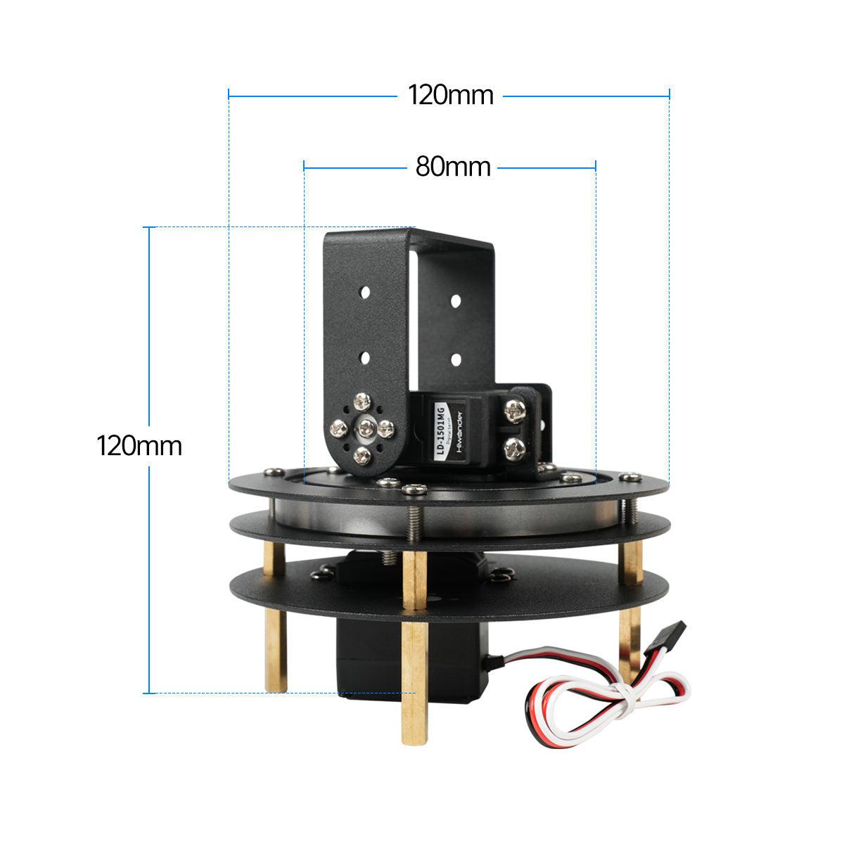 Hiwonder Unassembled 2 DOF Pan - đánh giá và giá Servo Pan Tilt