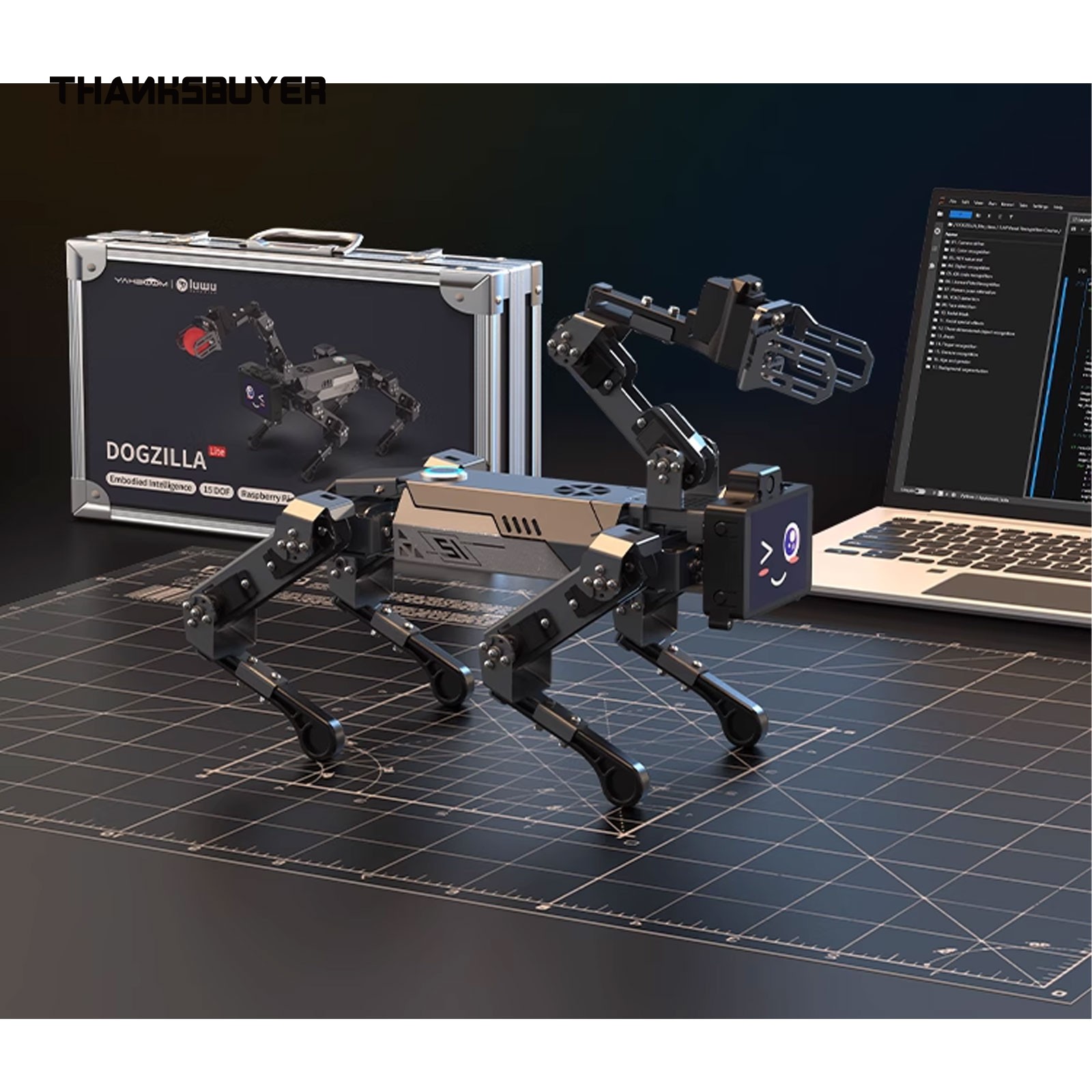 DOGZILLA-Lite 15DOF AI Bionic  - đánh giá và giá Robot Remote Control