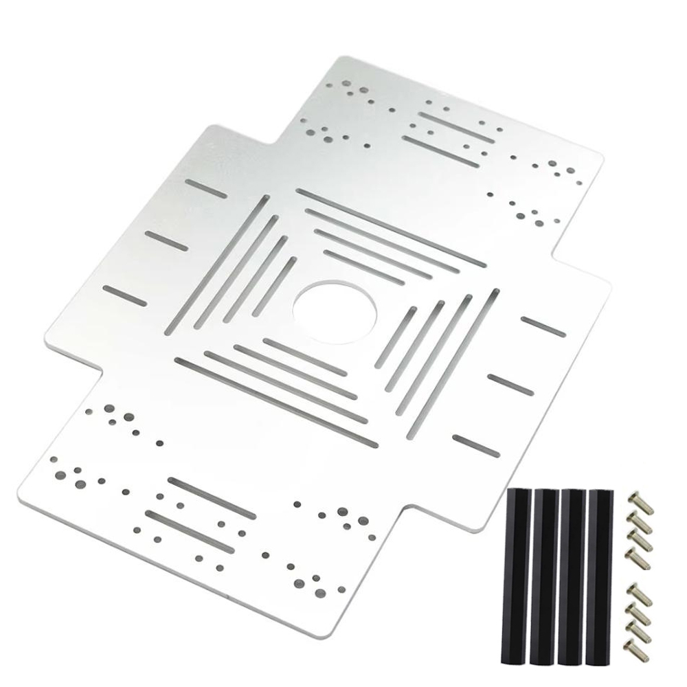 Lớn Tấm Kim Loại Khung Xe Hợp  - đánh giá và giá Stm32 Robot