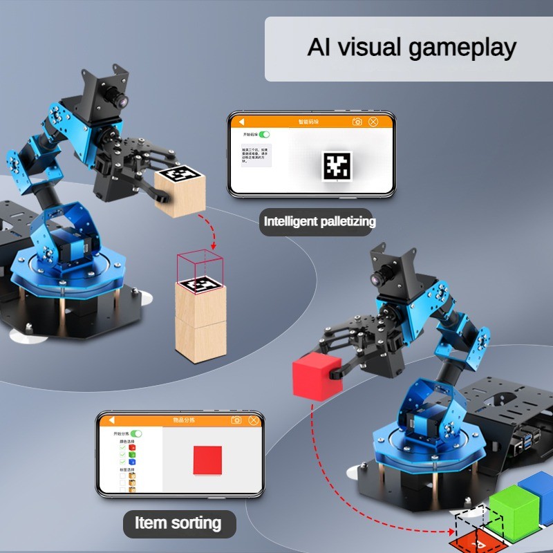 6 Dof Robot Arm with Servo Cla - đánh giá và giá Robot Arm Kit