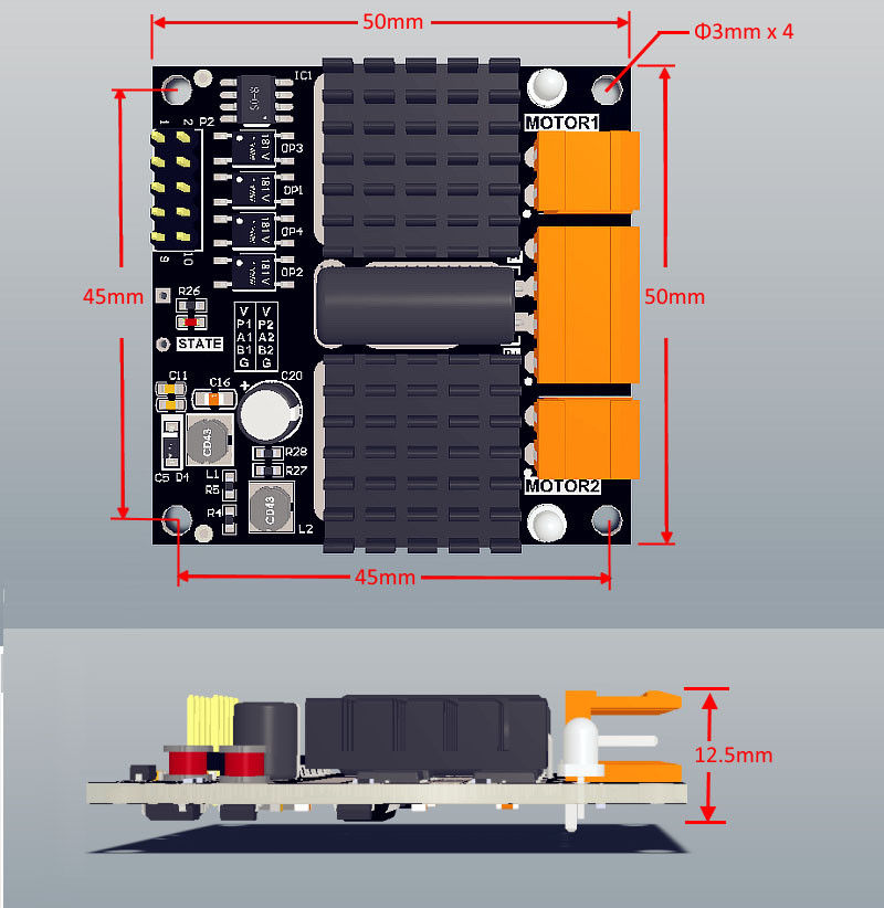 12V 24V 12A Kênh Đôi DC Bàn Ch - đánh giá và giá L298N Module