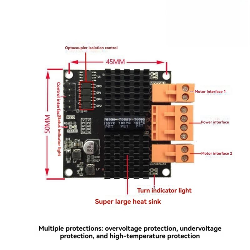 HLZS-DC Brushed Motor Driver M - đánh giá và giá L298N Module