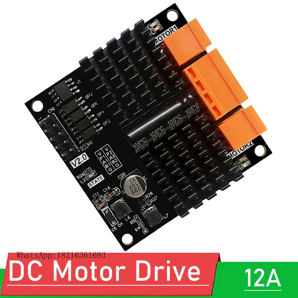 12V 24V 12A Dual Channel DC br - đánh giá và giá L298N Module