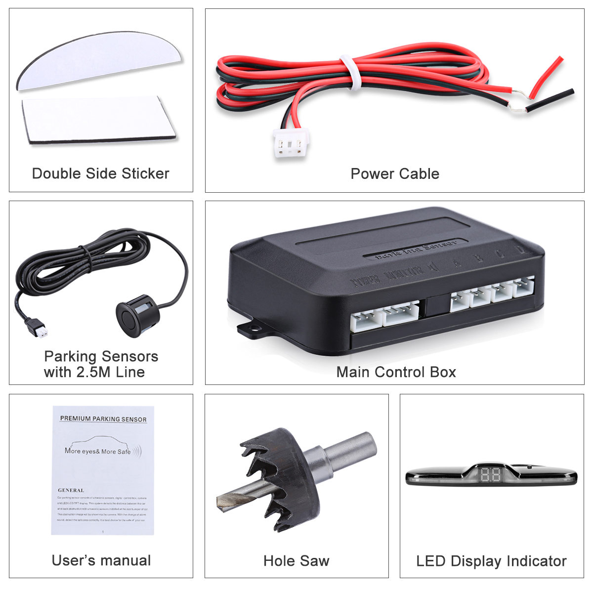 Car Reverse Radar Kit Vehicle  - đánh giá và giá Infrared Obstacle Sensor