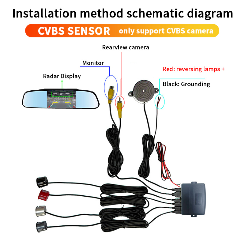 4.3 Inch Car Rearview Mirror R - đánh giá và giá Infrared Obstacle Sensor