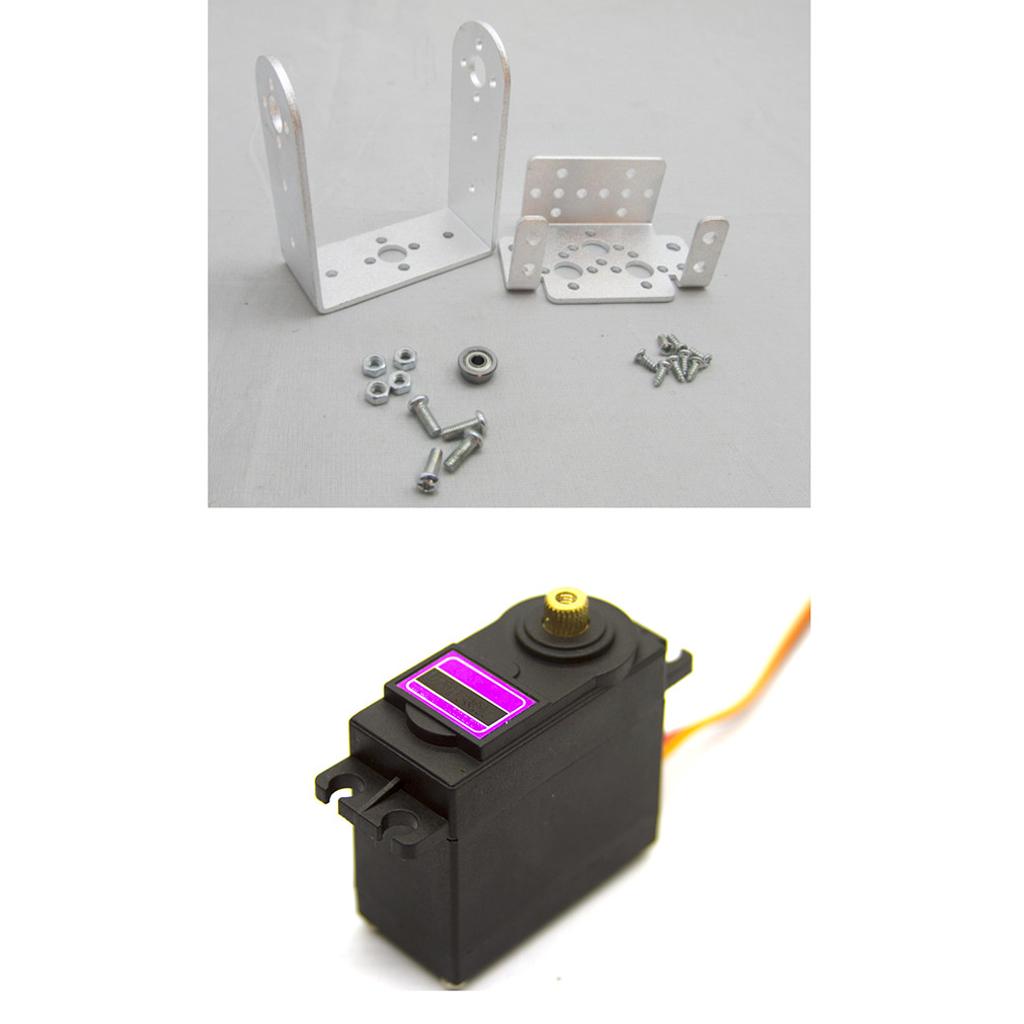 Robotic Pan-tilt Kit Upgraded  - đánh giá và giá Servo Pan Tilt