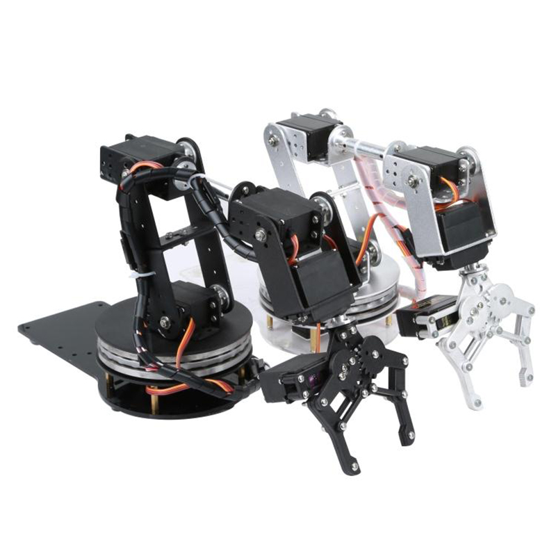 Silver 6 DOF Robotic Arm with  - đánh giá và giá Robot Arm Kit