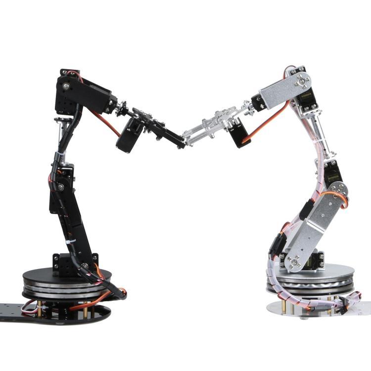Silver 6 DOF Robotic Arm with  - đánh giá và giá Robot Arm Kit