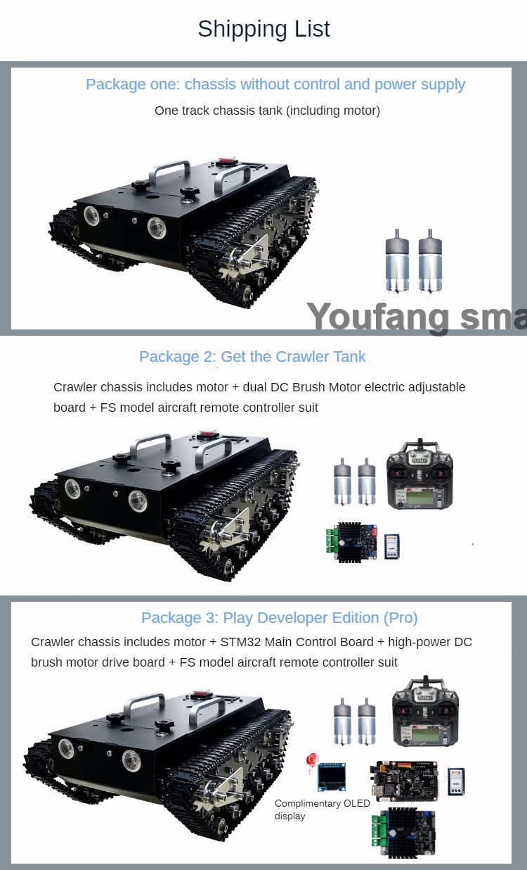 30kg Load RC Tank Chassis Meta - đánh giá và giá Tracked Robot Chassis