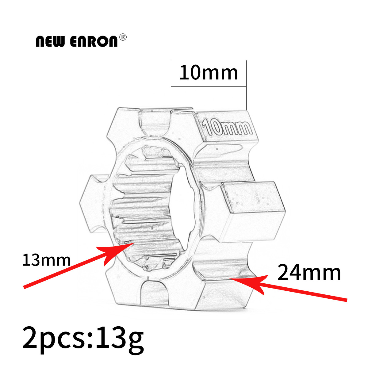 Mới ENRON 2 Chiếc Nhôm Bánh Xe - đánh giá và giá Omni Wheel