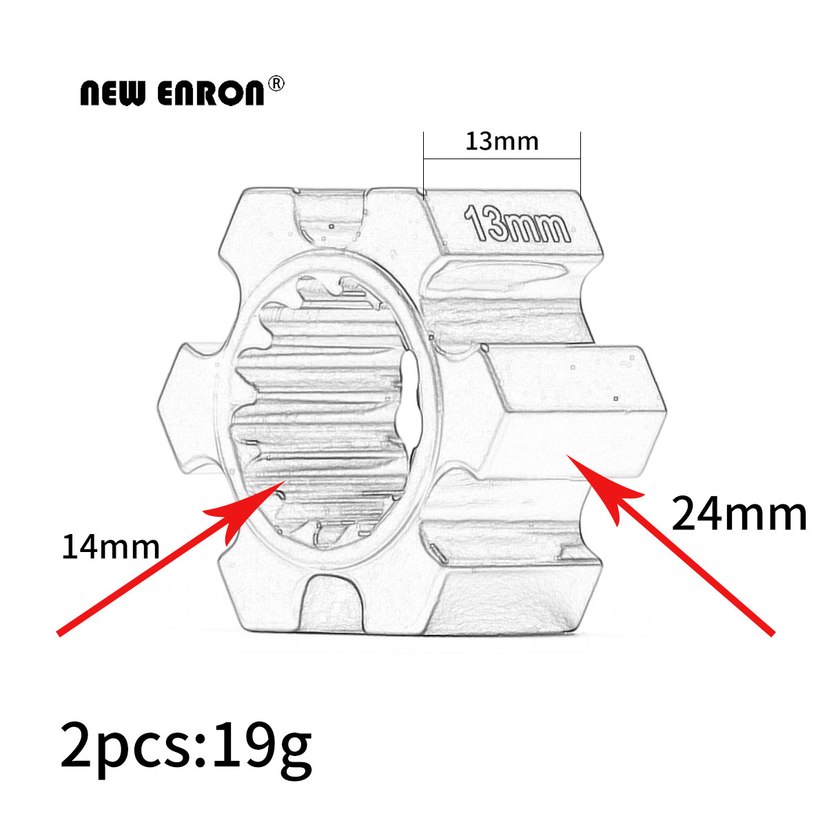 Mới ENRON 2 Chiếc Nhôm Bánh Xe - đánh giá và giá Omni Wheel