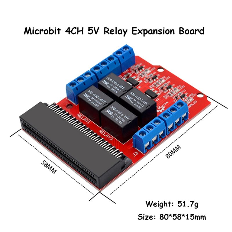 A64I Microbit 4 Channel Relay  - đánh giá và giá Microbit