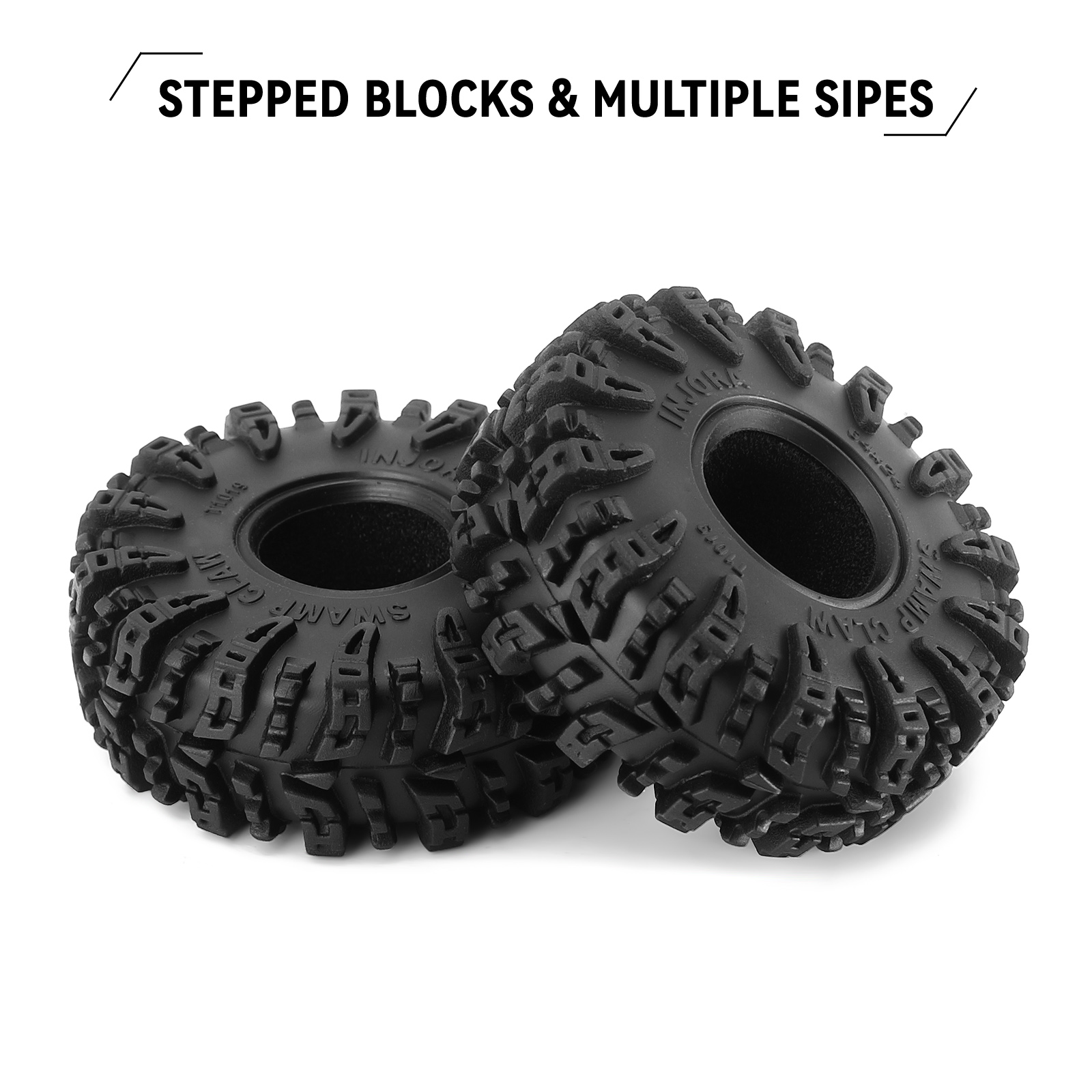 INJORA Swamp Claw 64*24mm S5 M - đánh giá và giá Omni Wheel