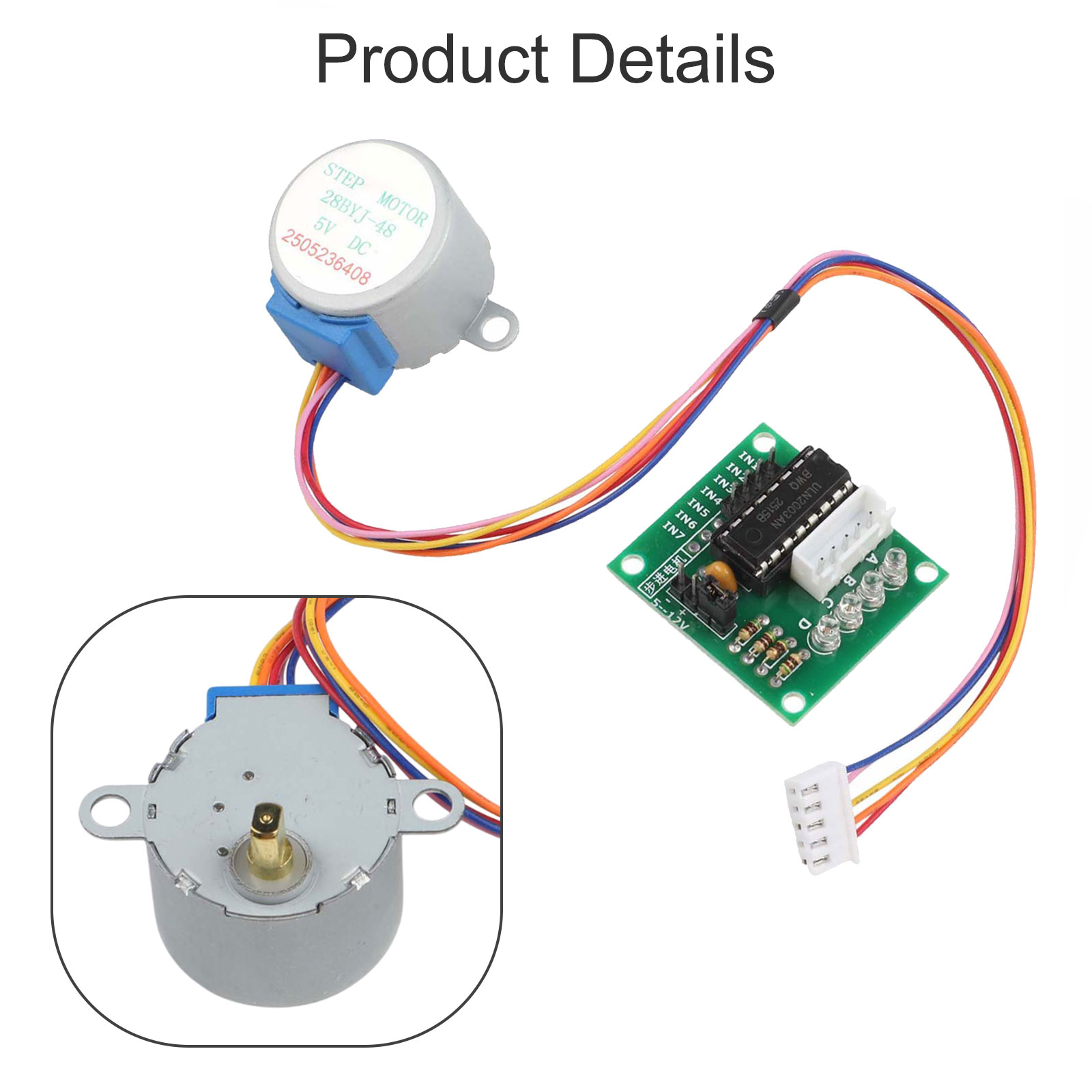 5V Stepper Motor 28mm with ULN - đánh giá và giá Uln2003 Driver