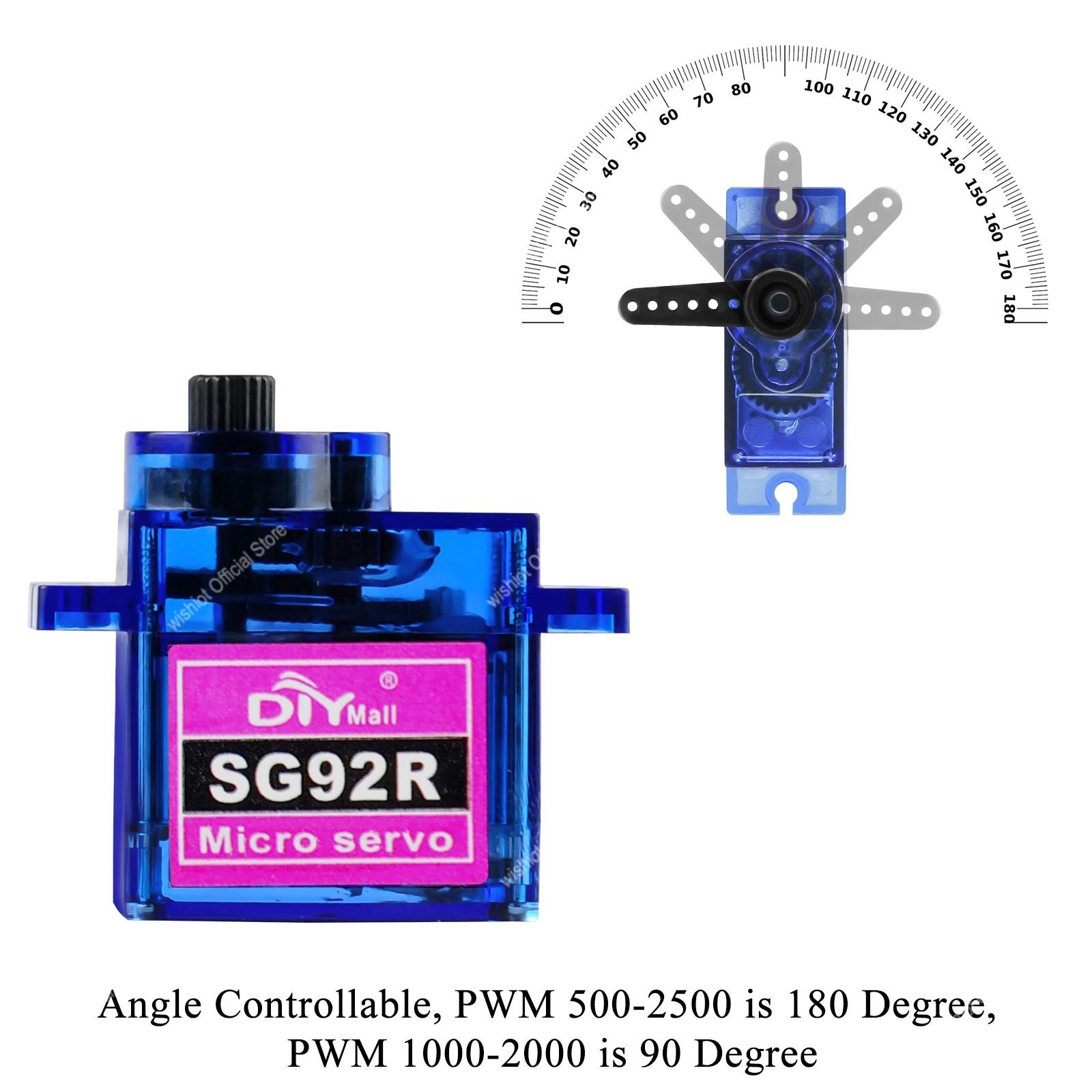 SG92R Micro Servo Motor 4.8-6V - đánh giá và giá Servo Pan Tilt